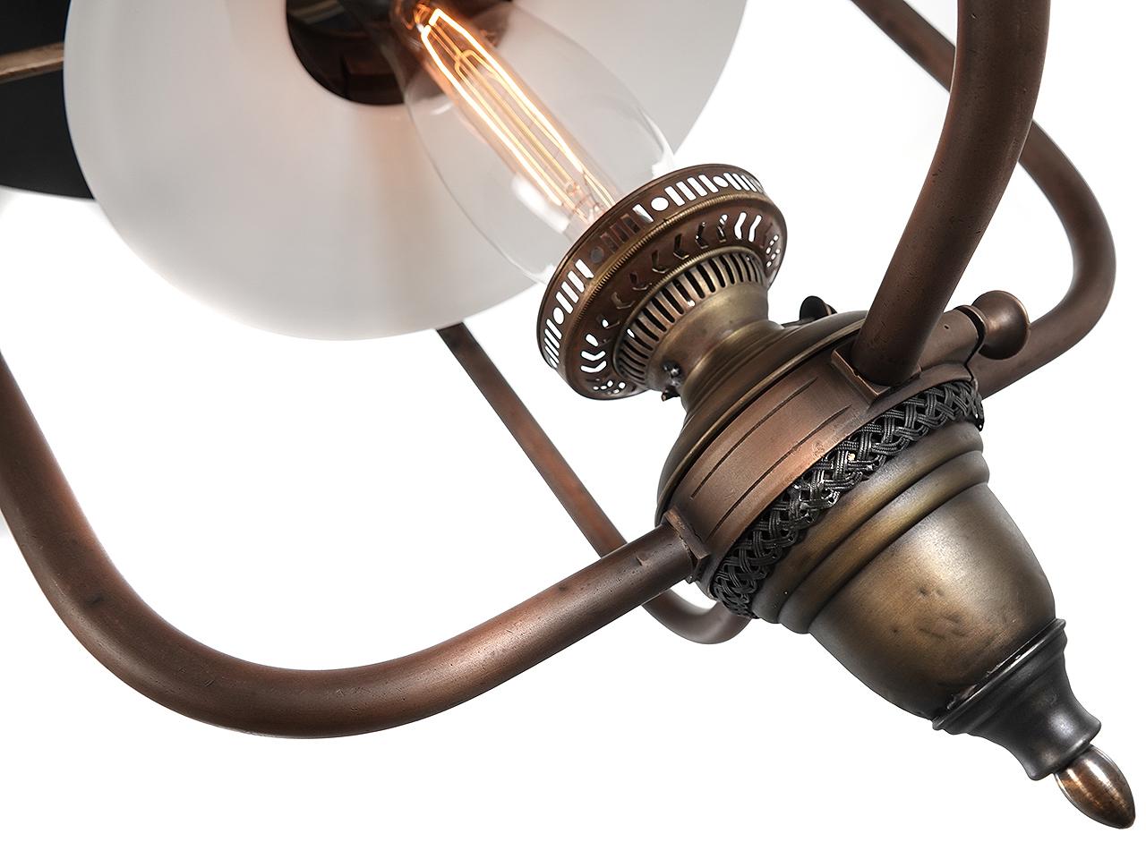 Victorian Adams & Westlake No.207 Railroad Center Lamp For Sale