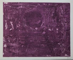 Adan Paredes, ¨Untitled¨, 2020, Collagraph, 19.7x24 in