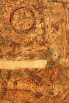 Adan Paredes, ¨Untitled¨, 2020, Collagraph, 42.5x29.1 in