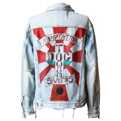 Adaptation + Dogtown Printed Denim Jacket