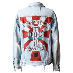 Adaptation + Dogtown Printed Denim Jacket 