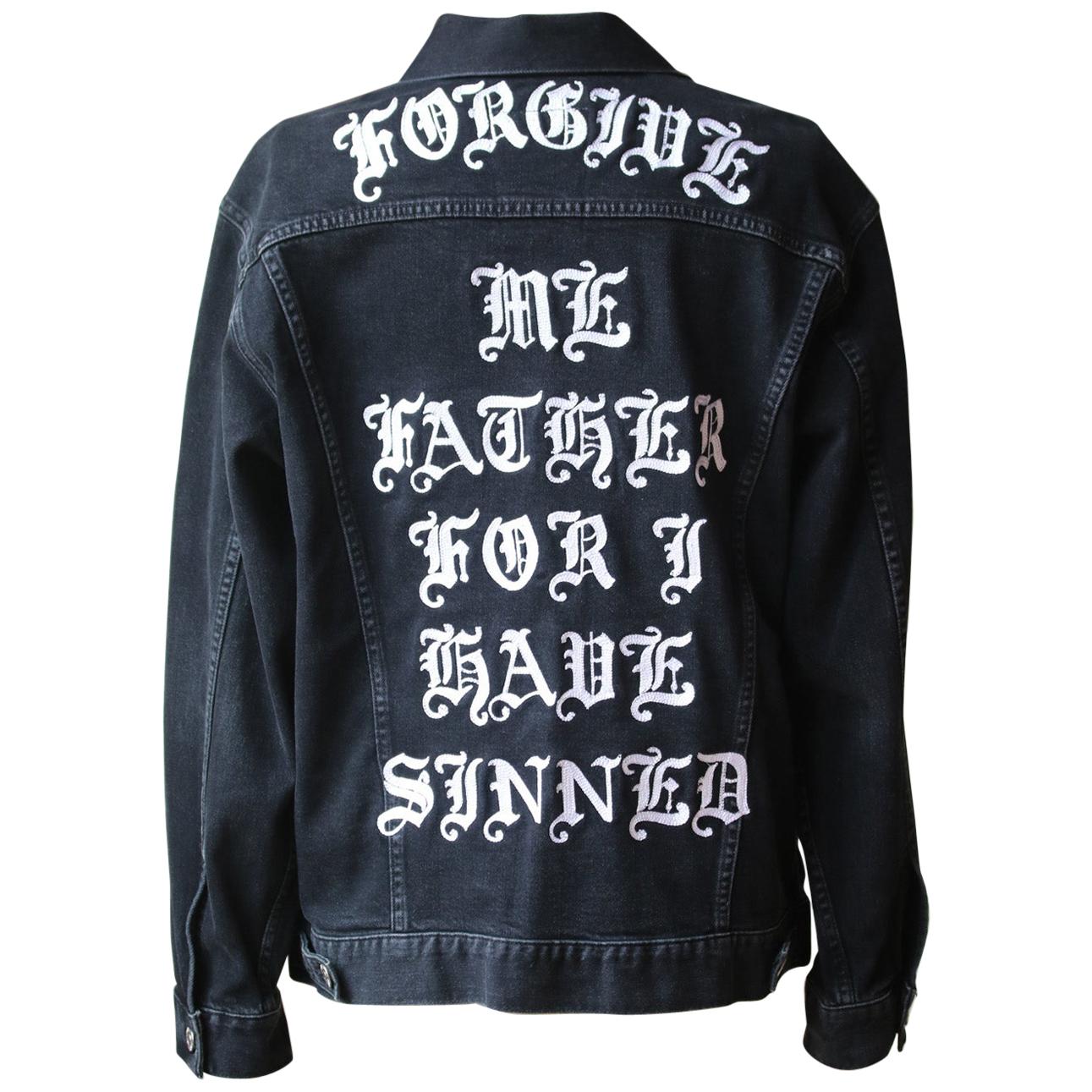 Adaptation + The Chain Gang Embroidered Denim Jacket