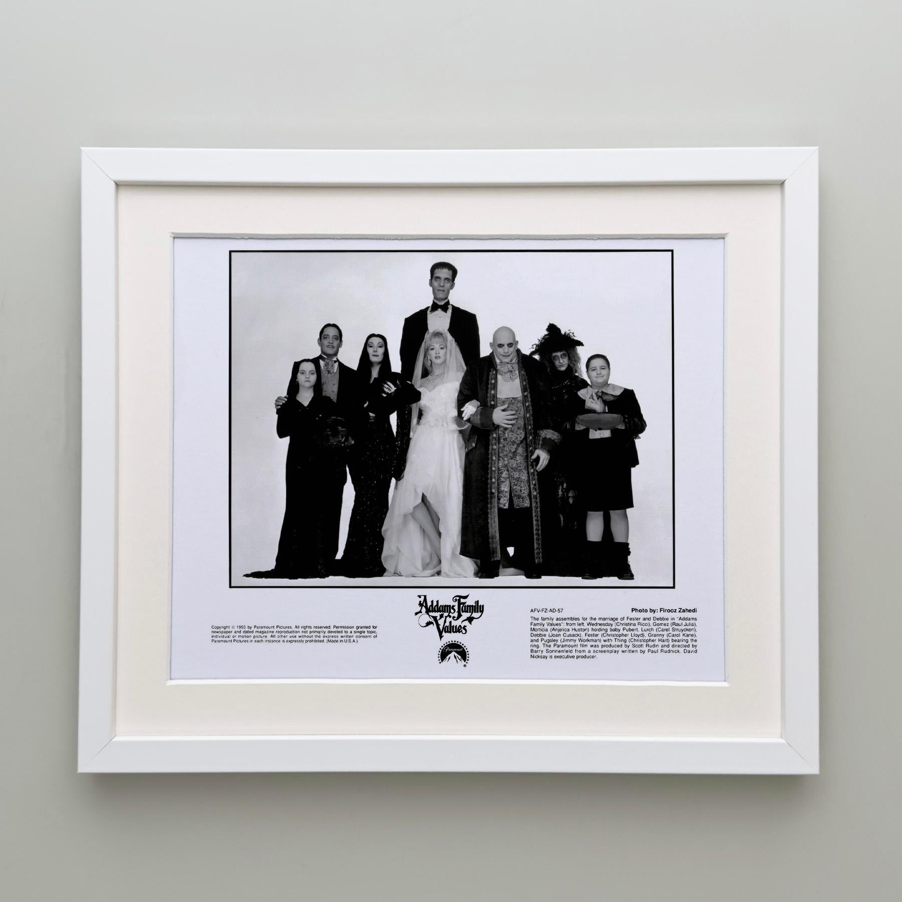 ADDAMS FAMILY VALUES 1993 Gerahmter Werbefilm Filmstill (20. Jahrhundert) im Angebot