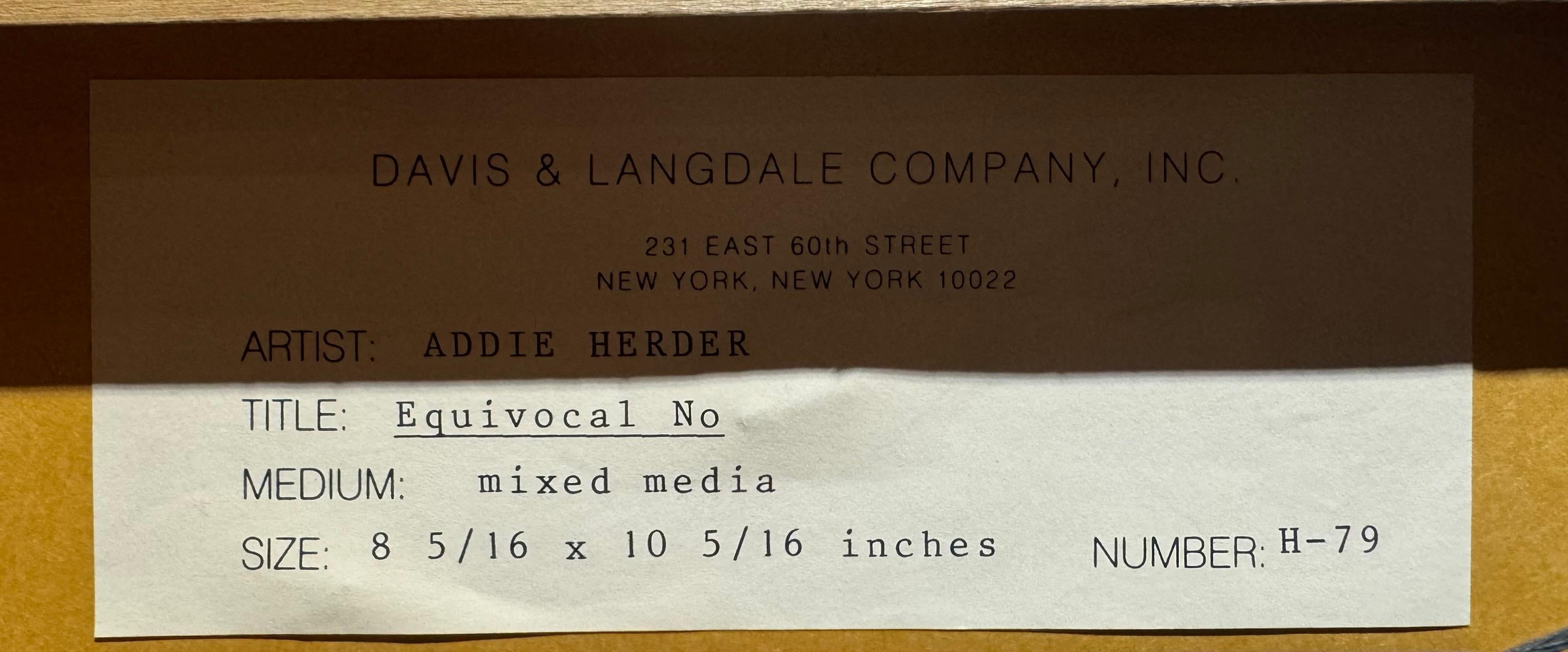 FEMALE American MODERN Construction COLLAGE Gallery DAVIS LANGDALE GALLERY en venta 7