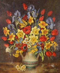 Addie Pears – Ölgemälde, „Spring Glory“, 20. Jahrhundert