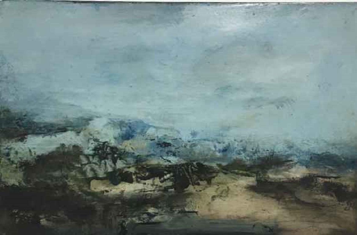 Addie Shevlin Landscape Painting - Beach Memory