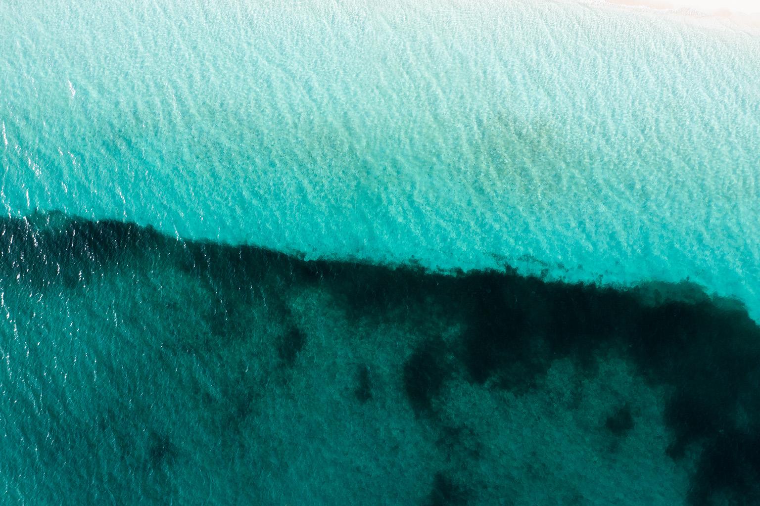 Beach Photography, Ocean Photography, Turks and Caicos-Blue Hues From Above

ABOUT SERIES: 
