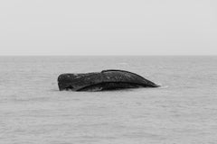Boat Photography, Black and White Prints, Ocean Photography-Boat Afloat