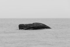 Boat Photography, Black and White Prints, Ocean Photography-Boat Afloat