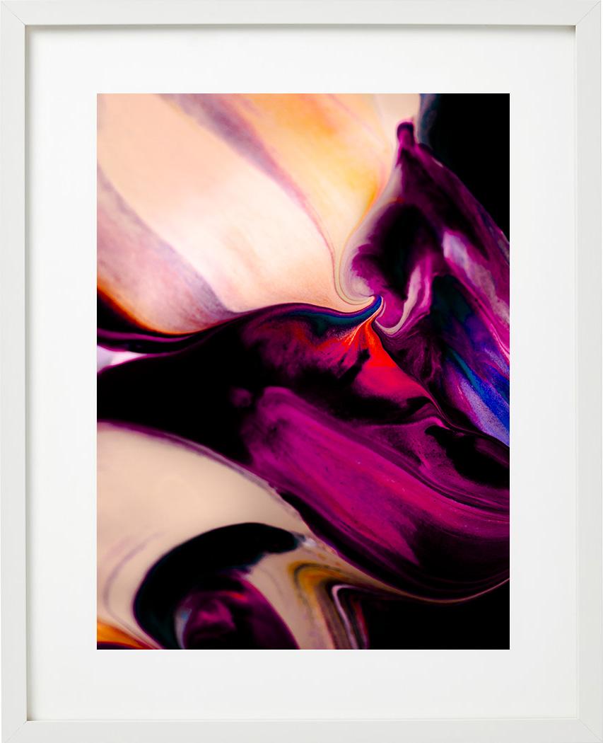 Arte astratta rosa, arte astratta, fotografia astratta colorata-Mingle V in vendita 2