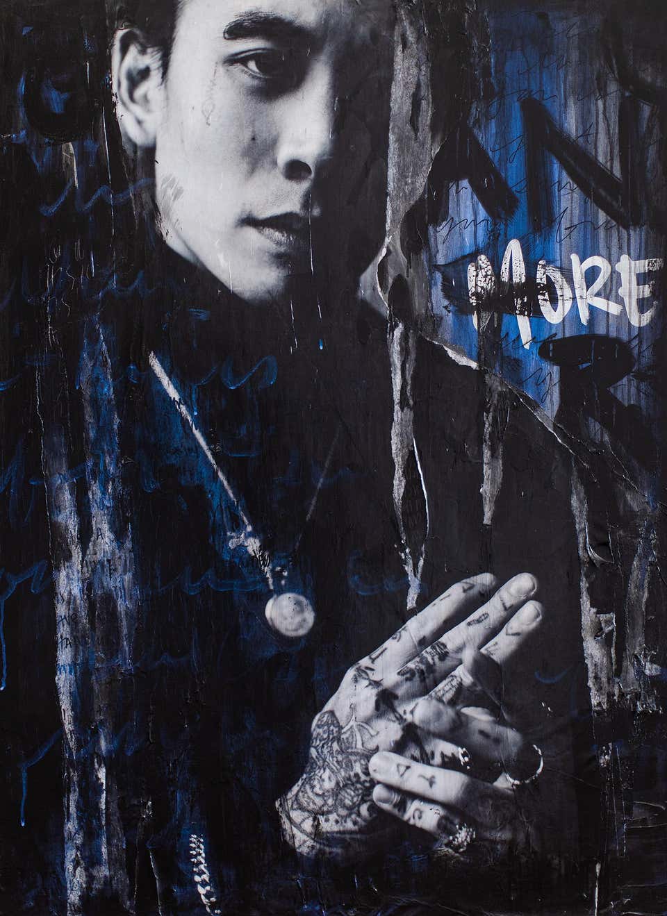 Fabian Ugalde - Manet Expanded. Ink on Cotton paper For Sale at 1stDibs