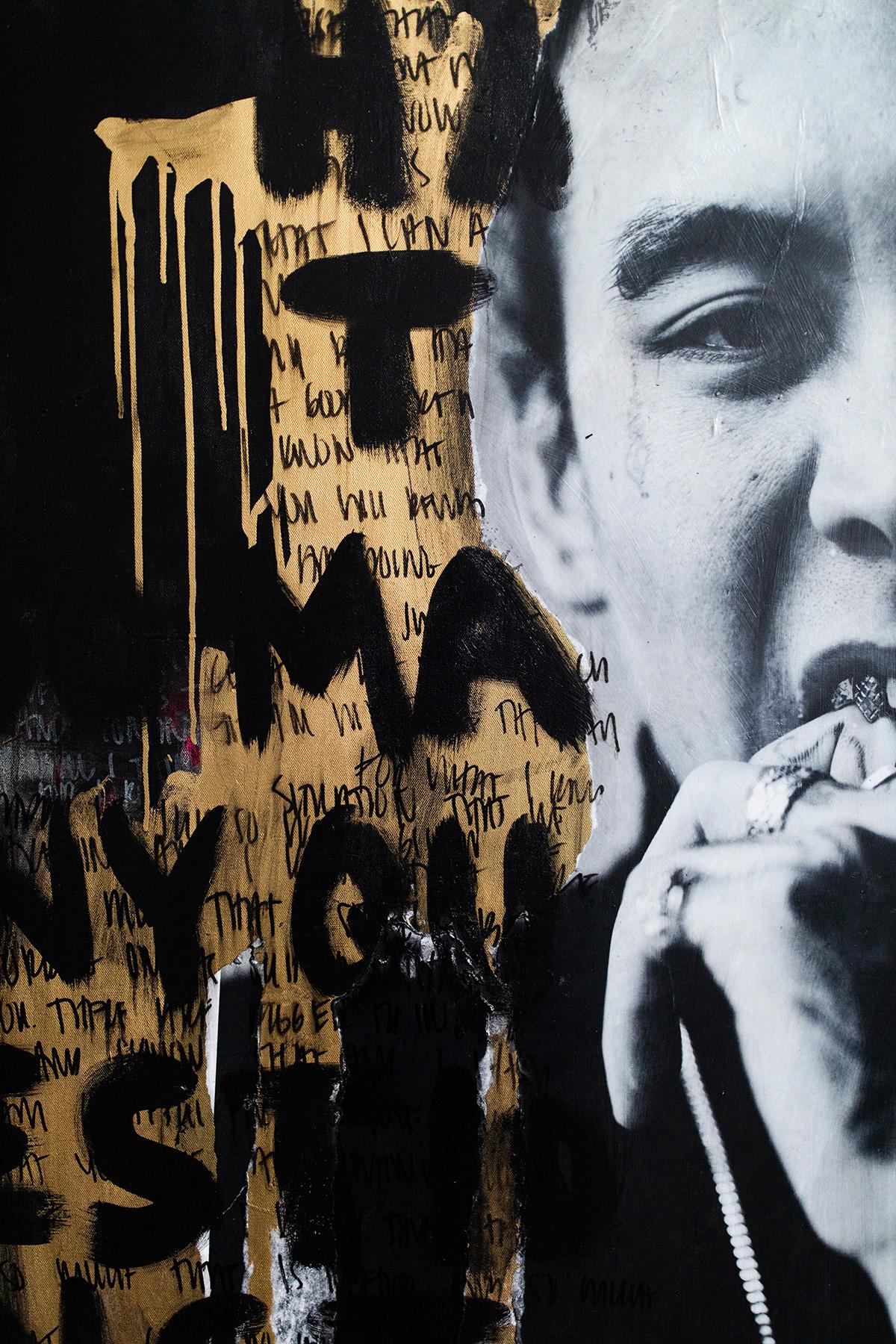 Arte Callejero, Pintura Retrato, Pintura Contemporánea Dorada-Y No

SOBRE ESTA PIEZA:
