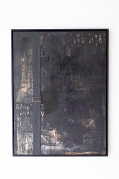 "Tethered Ash", peinture d'art contemporain, 2022