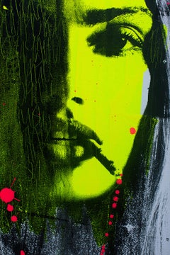 Addiosnjones Kunstwerk, Neon Noir Pop Malerei