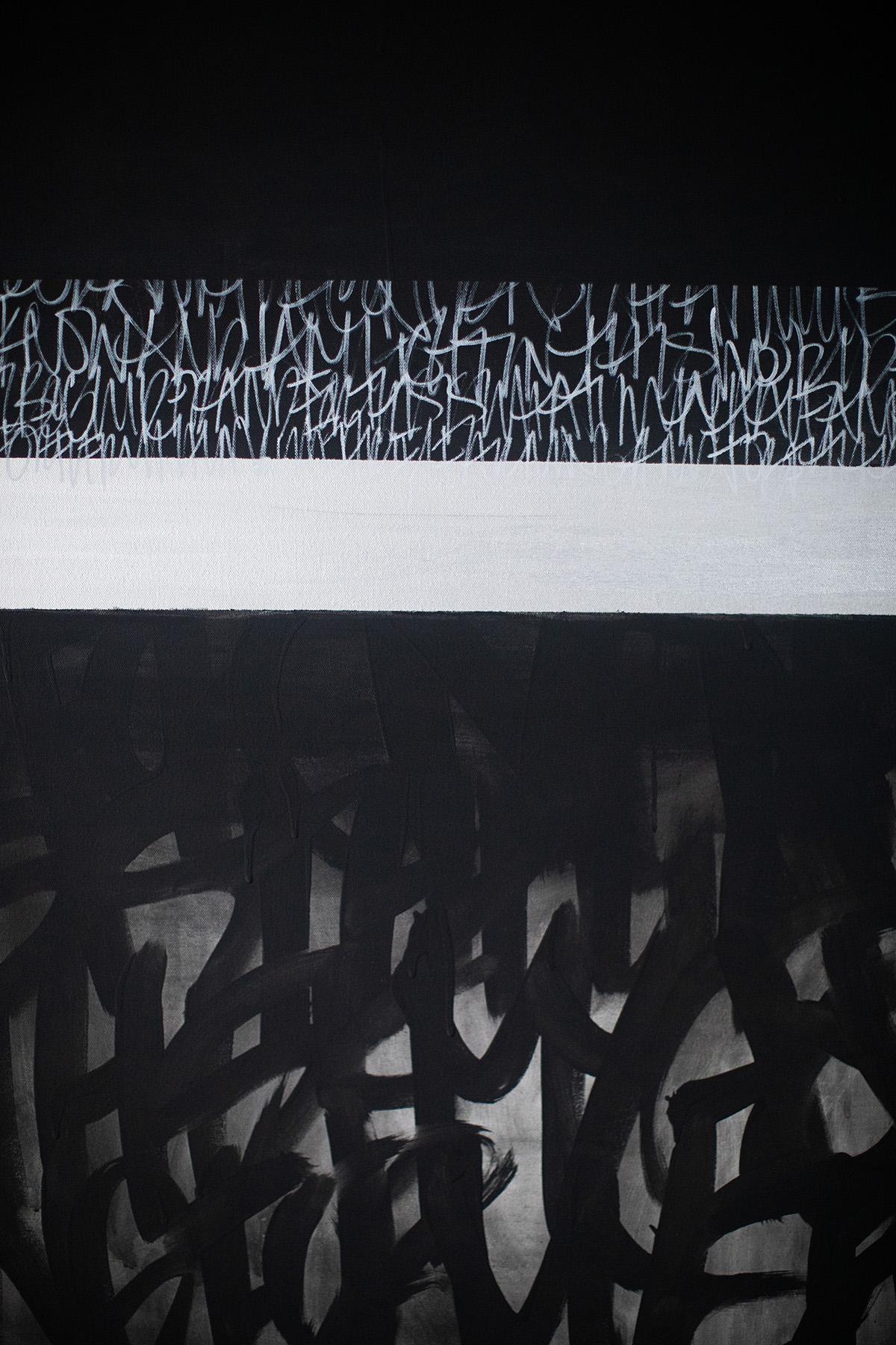 Addisonjones painting, Working in the Lines abstract painting 4
