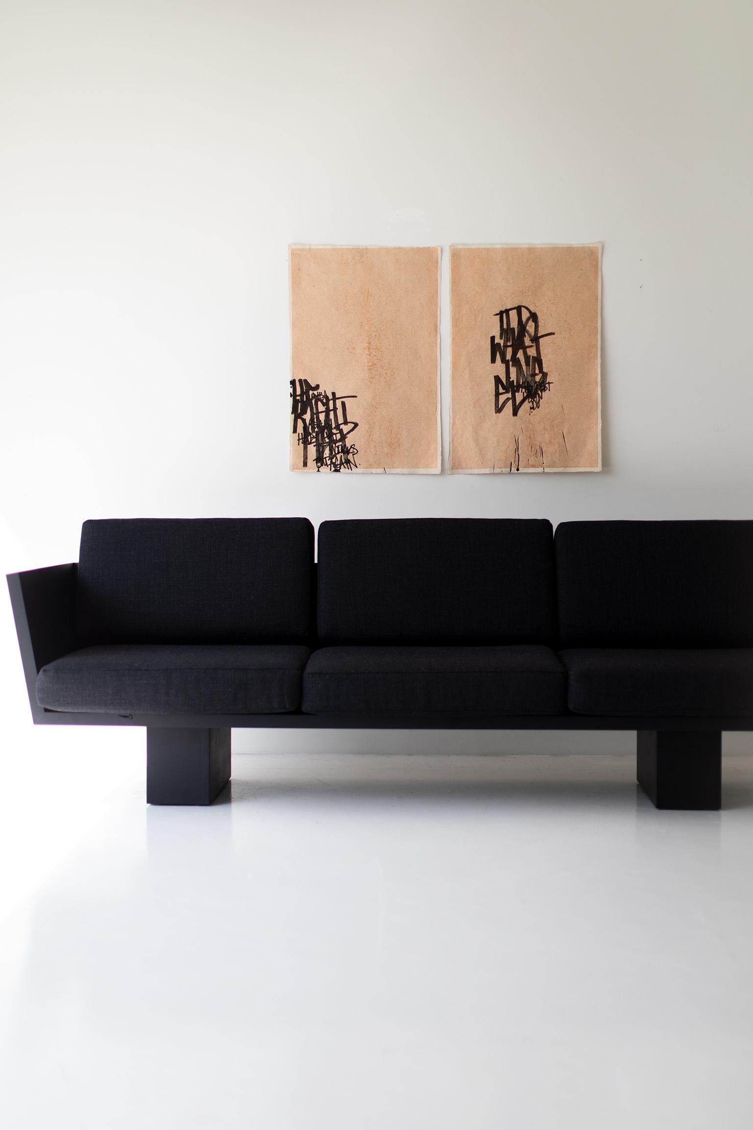 Pittura astratta, Letter Art, Graffiti Art-No Looking Back II - Painting Astratto di Addison Jones