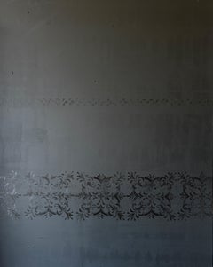 Peinture noire texturée, peinture abstraite noire, peinture sombre et lunatique, Zarah