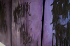 Arte Azul y Morado, Arte Abstracto, Arte Moderno-Colección Iluminación de 3