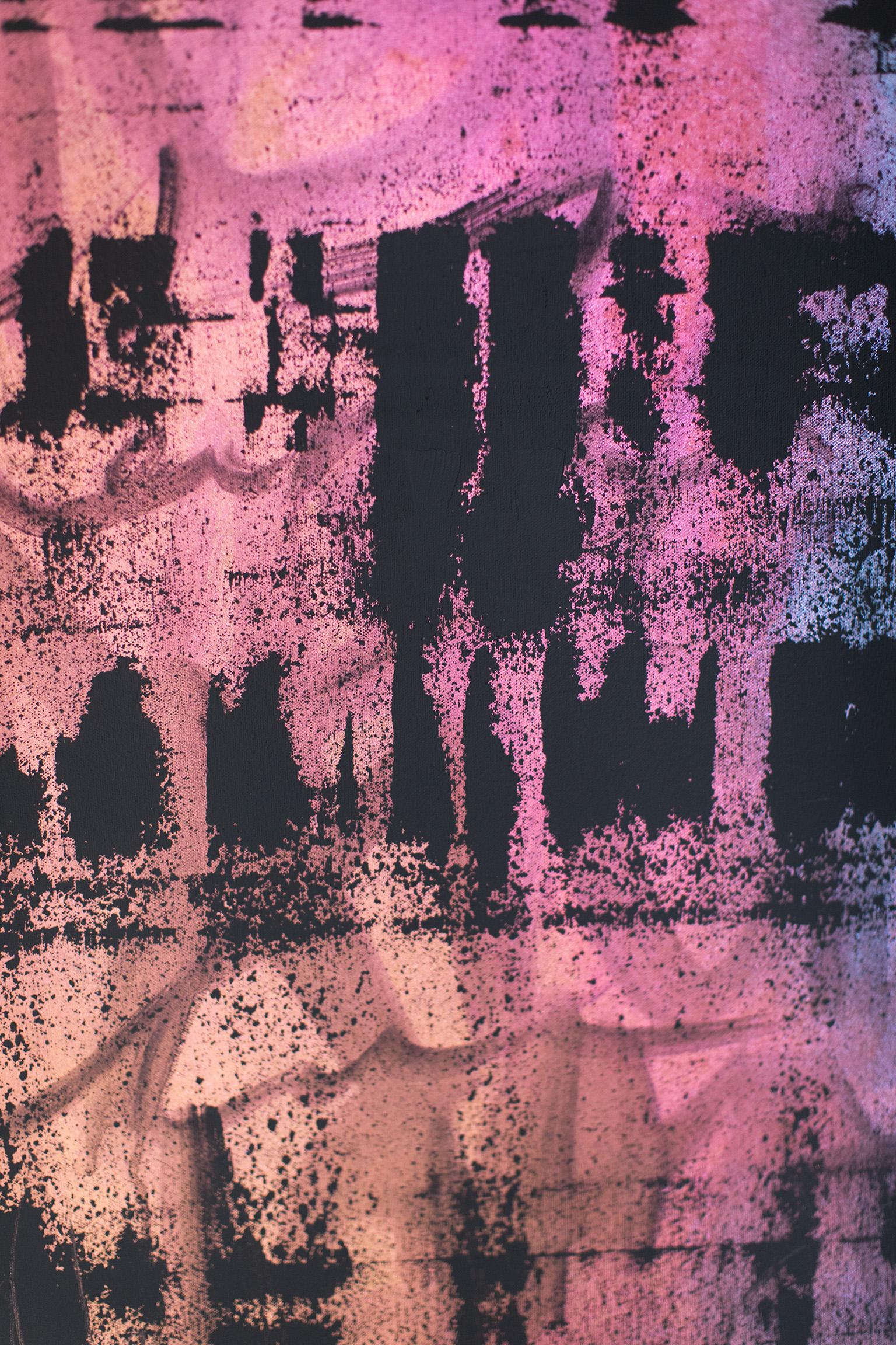 Arte che cambia colore, Pittura astratta, Arte contemporanea - Una nuova coppia di prospettive in vendita 4