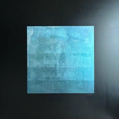 Contemporary, Minimalistic Painting, Blue abstract Painting. Amaneoo-88726