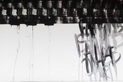 Contemporary Street Art, Black and White Abstract, Abstract Art-Forgive+Forget