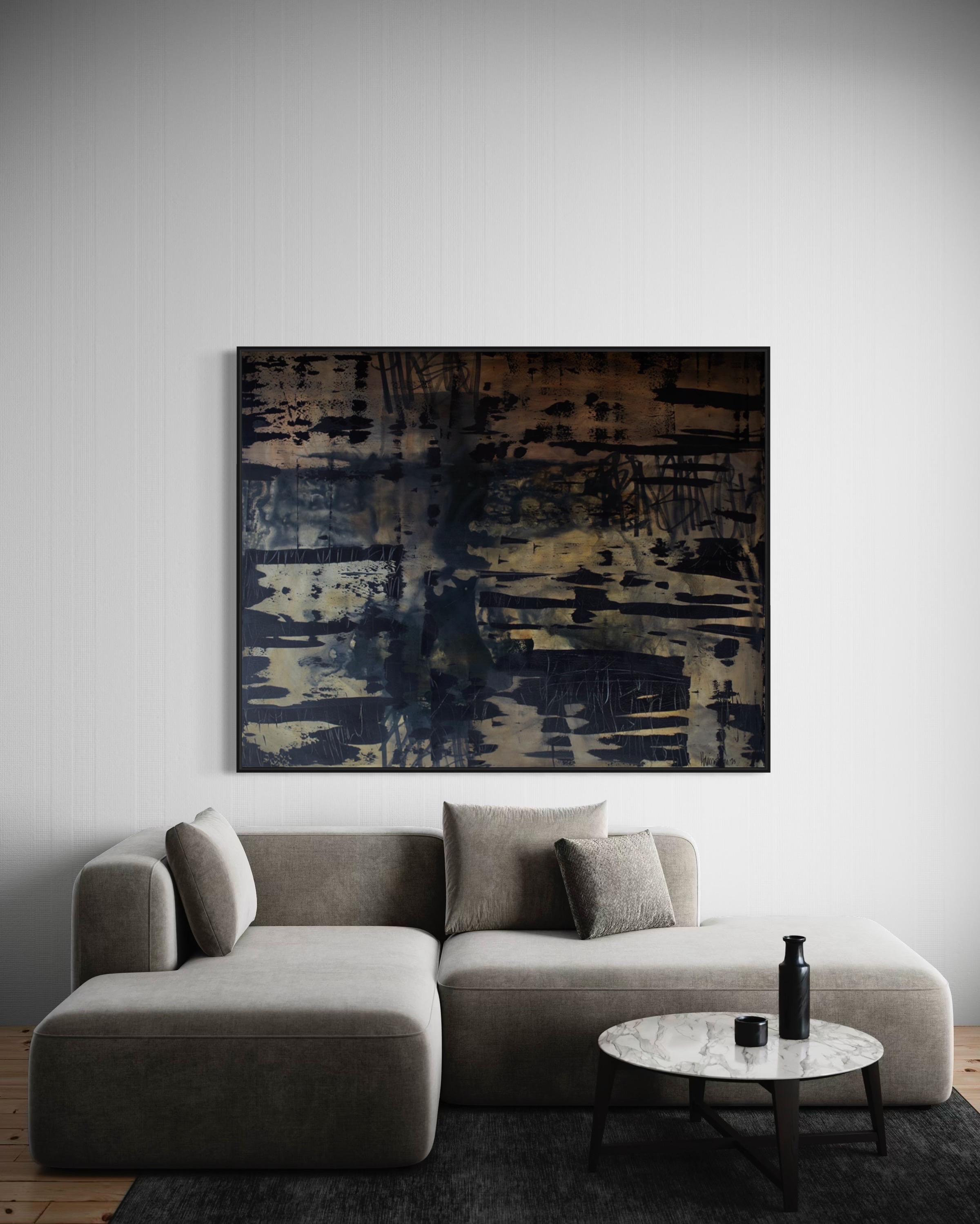 “Flag of victory” , abstract painting - Painting Abstracto de Addison Jones