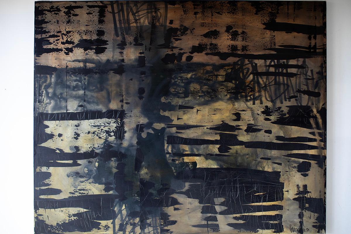 Abstract Painting de Addison Jones - “Flag of victory” , abstract painting