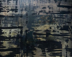 “Flag of victory" abstract painting, western painting, mixed media painting