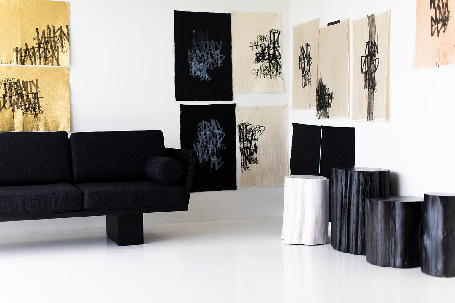 Arte de letras doradas y negras, pinturas abstractas, arte de graffiti-¿Y ahora qué? 3