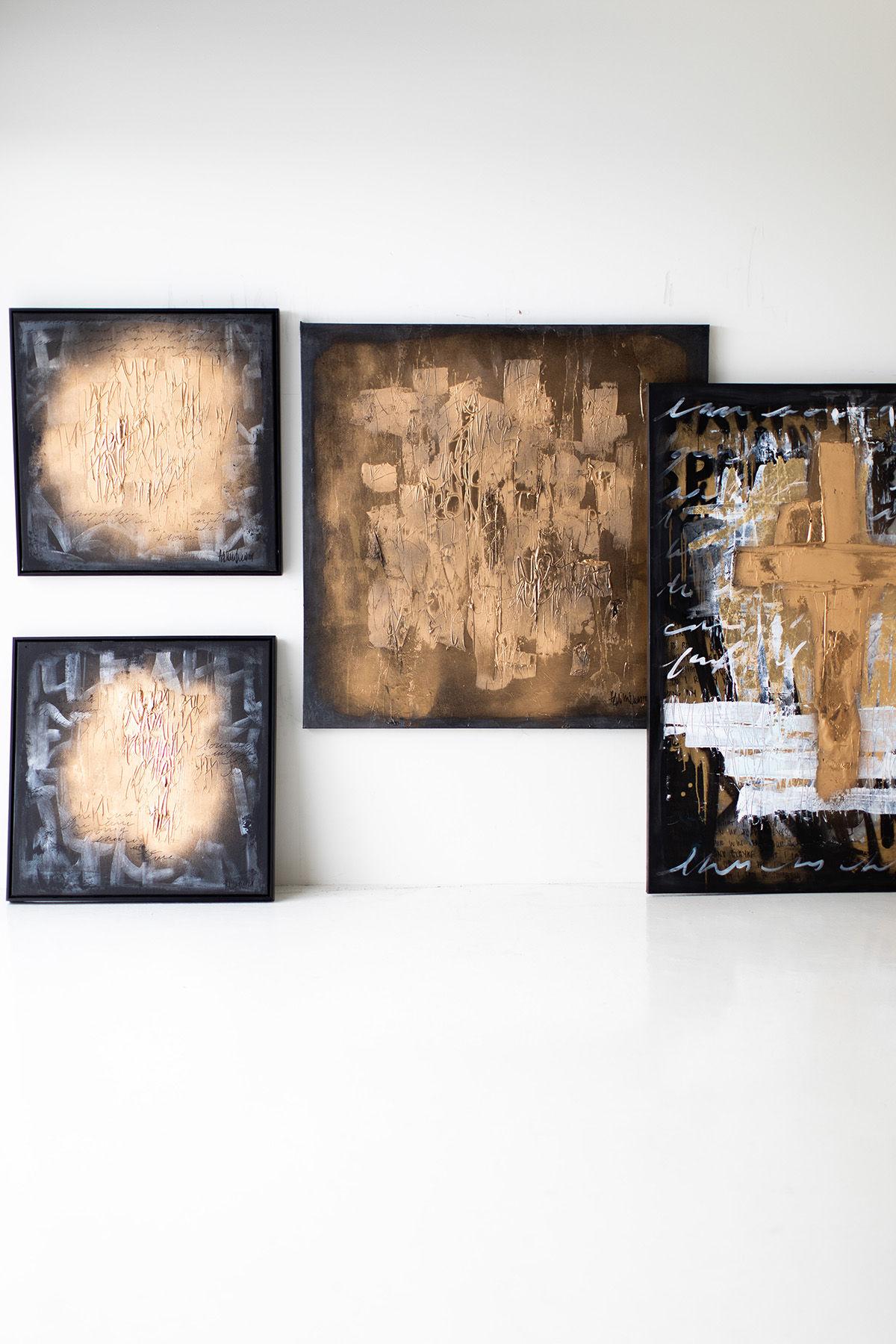 « Salvation », Gold Street Art, Portrait Art moderne, 2020 en vente 11