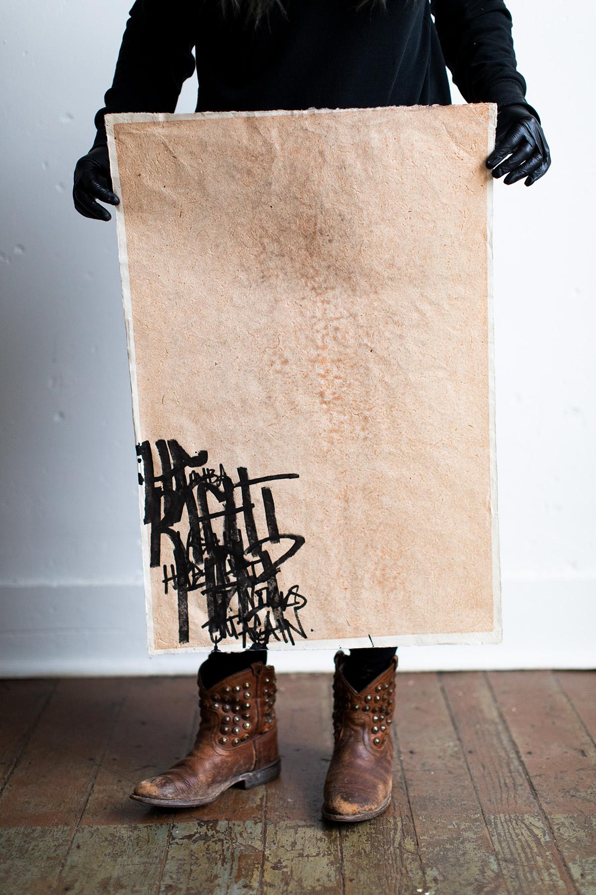 Graffiti Artwork, Arte contemporanea, Letter Art-No Looking Back Pair 1