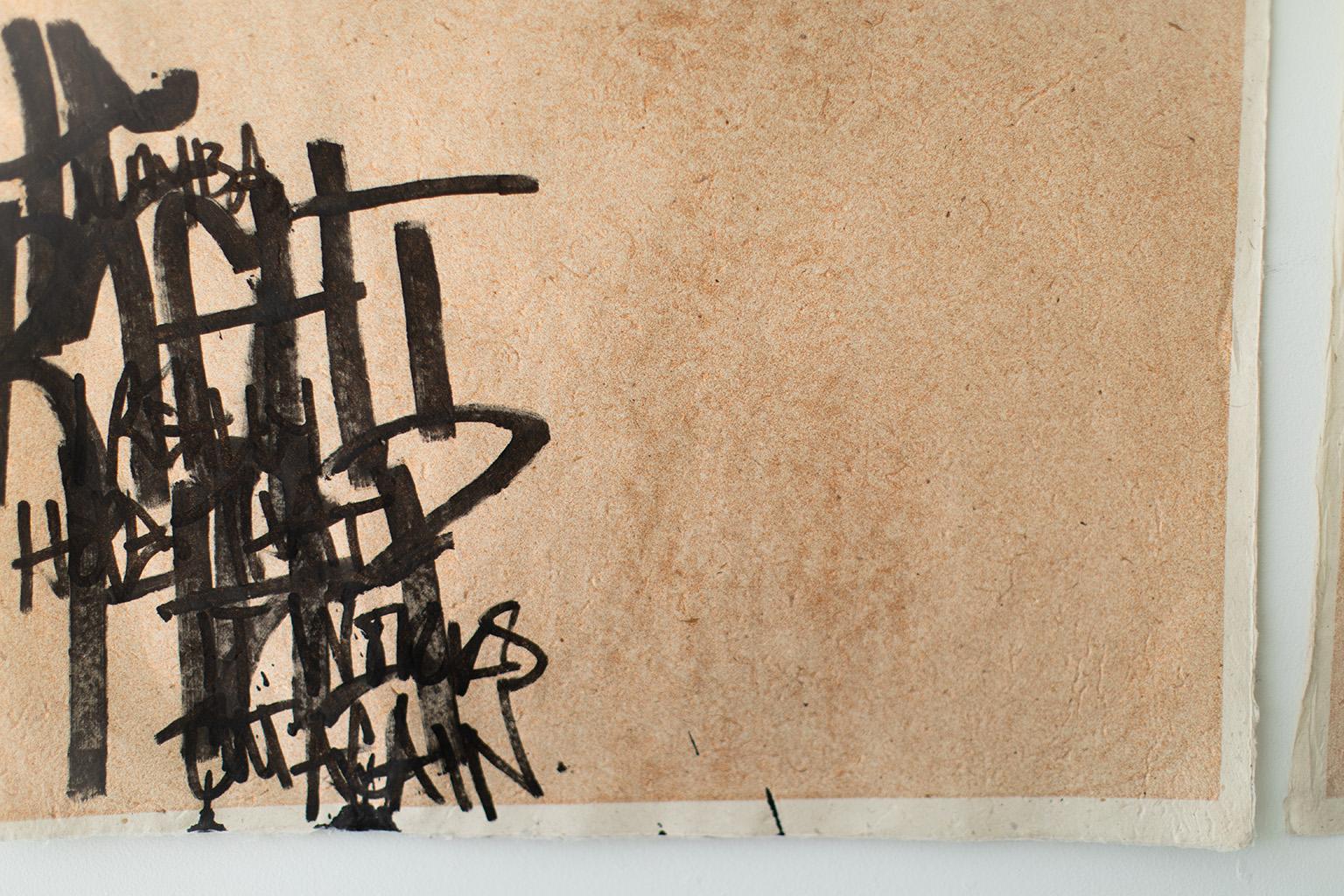 Graffiti Artwork, Arte contemporanea, Letter Art-No Looking Back Pair 2