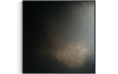 "Spolverata miracolosa", Pittura nera oro, Pittura astratta, 2025