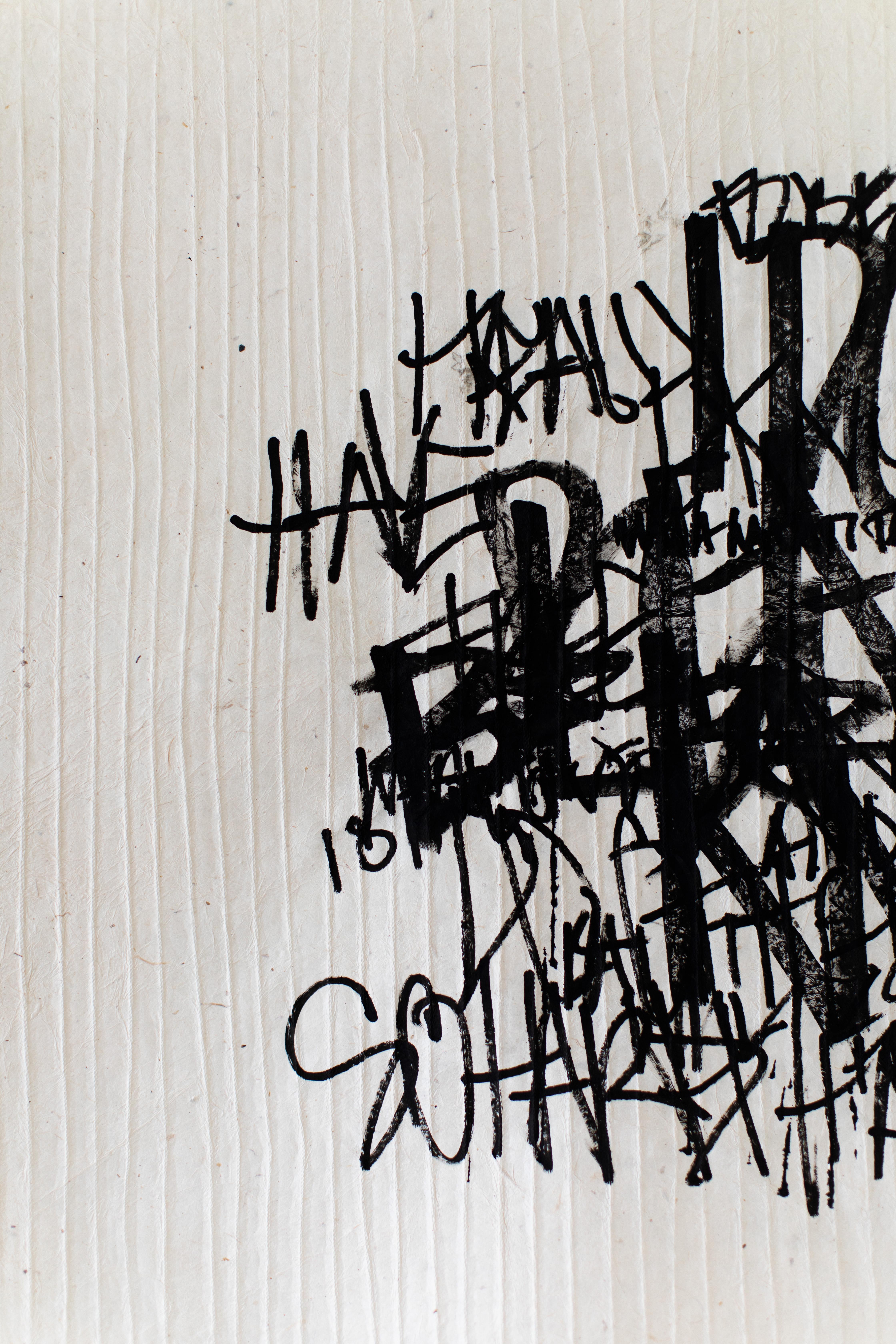 Opere d'arte moderna, dipinti di graffiti, arte delle lettere, arte astratta - su tutti i fronti Coppia - Painting di Addison Jones