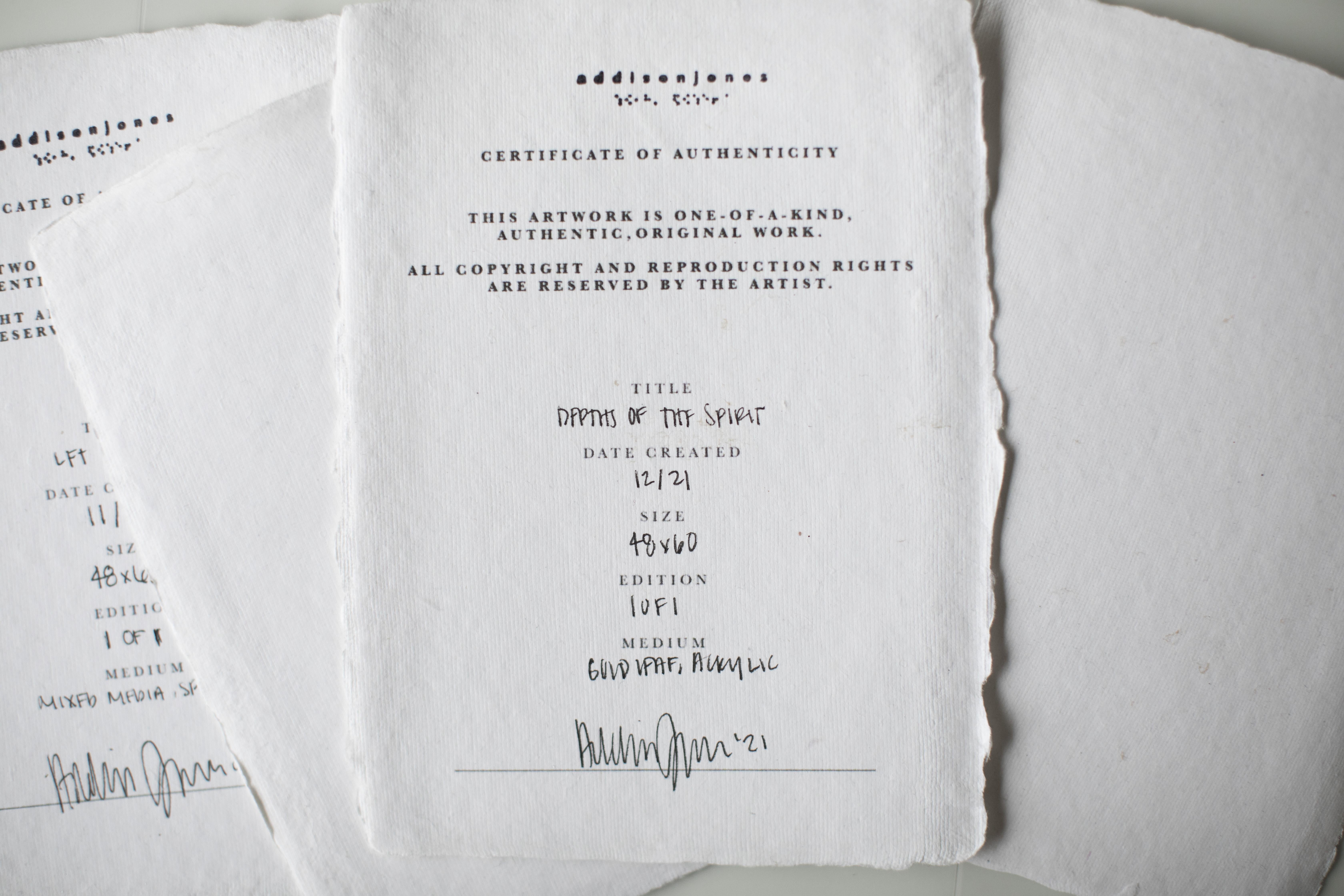 Addisonjones Kunstwerk, Midnight Emotions zeitgenössisches Kunstwerk (Zeitgenössisch), Print, von Addison Jones