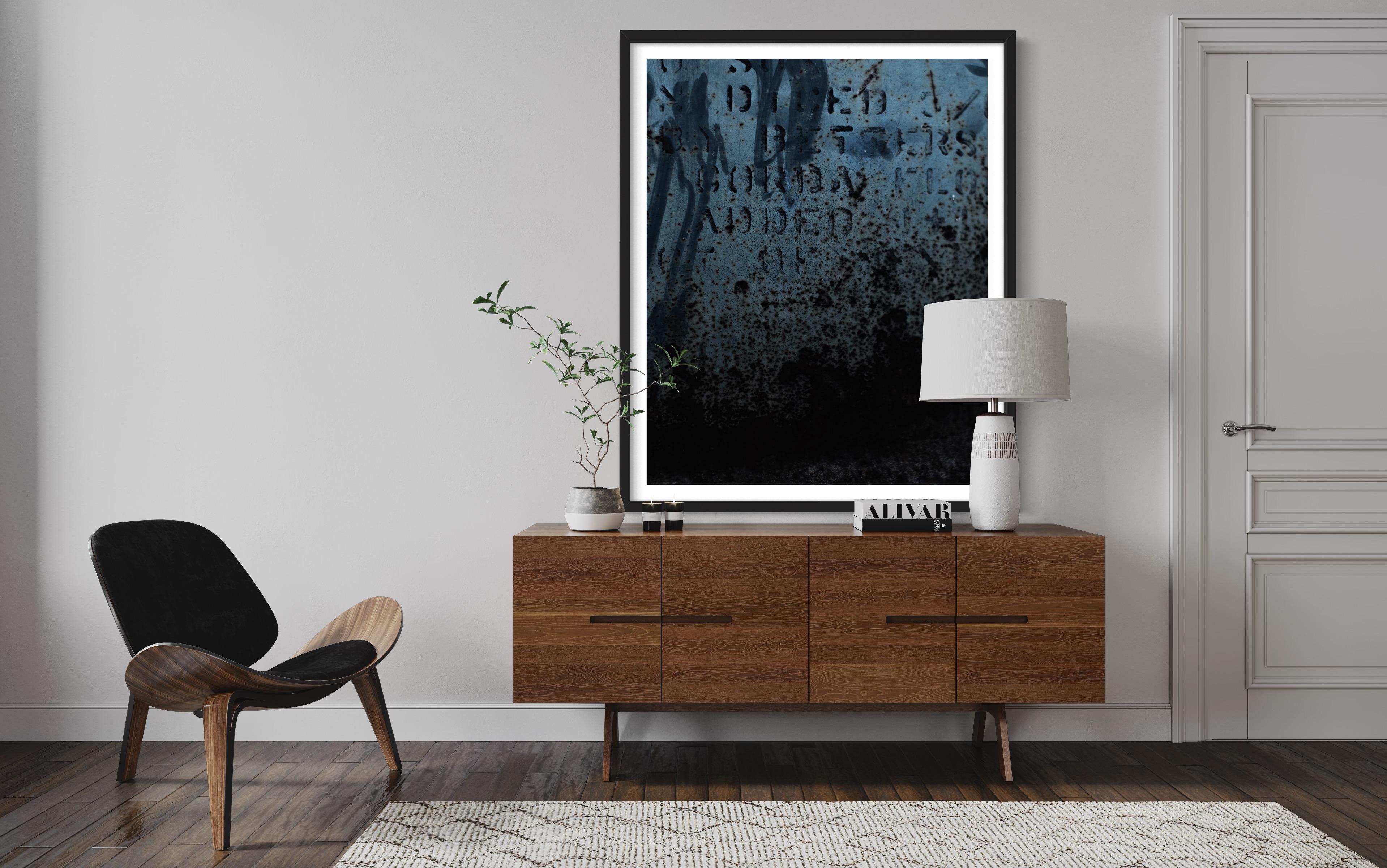 Addisonjones artwork, Smelting Serif contemporary artwork - Beige Print par Addison Jones