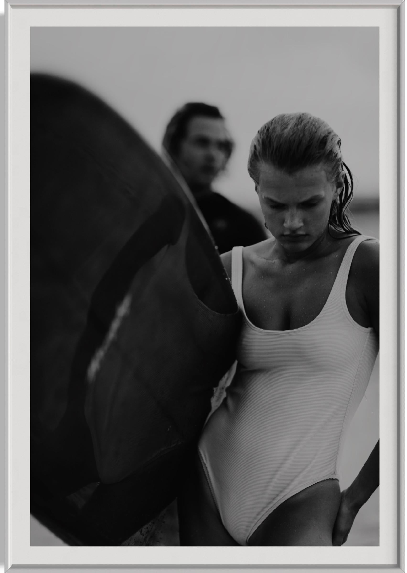 Impression en noir et blanc, Surf Photography, Modern Art-Euphoria Waves