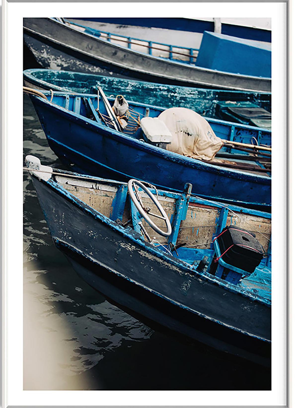 Fotografia di barche, "Sapphire Seas" di Addison Jones