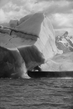 Tirages de paysages, photographie de glace, tirages en noir et blanc - bords cassés