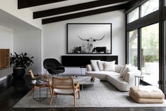 Longhorn Wall Art, Black & White Photography, Animal Prints-Majestic Mia