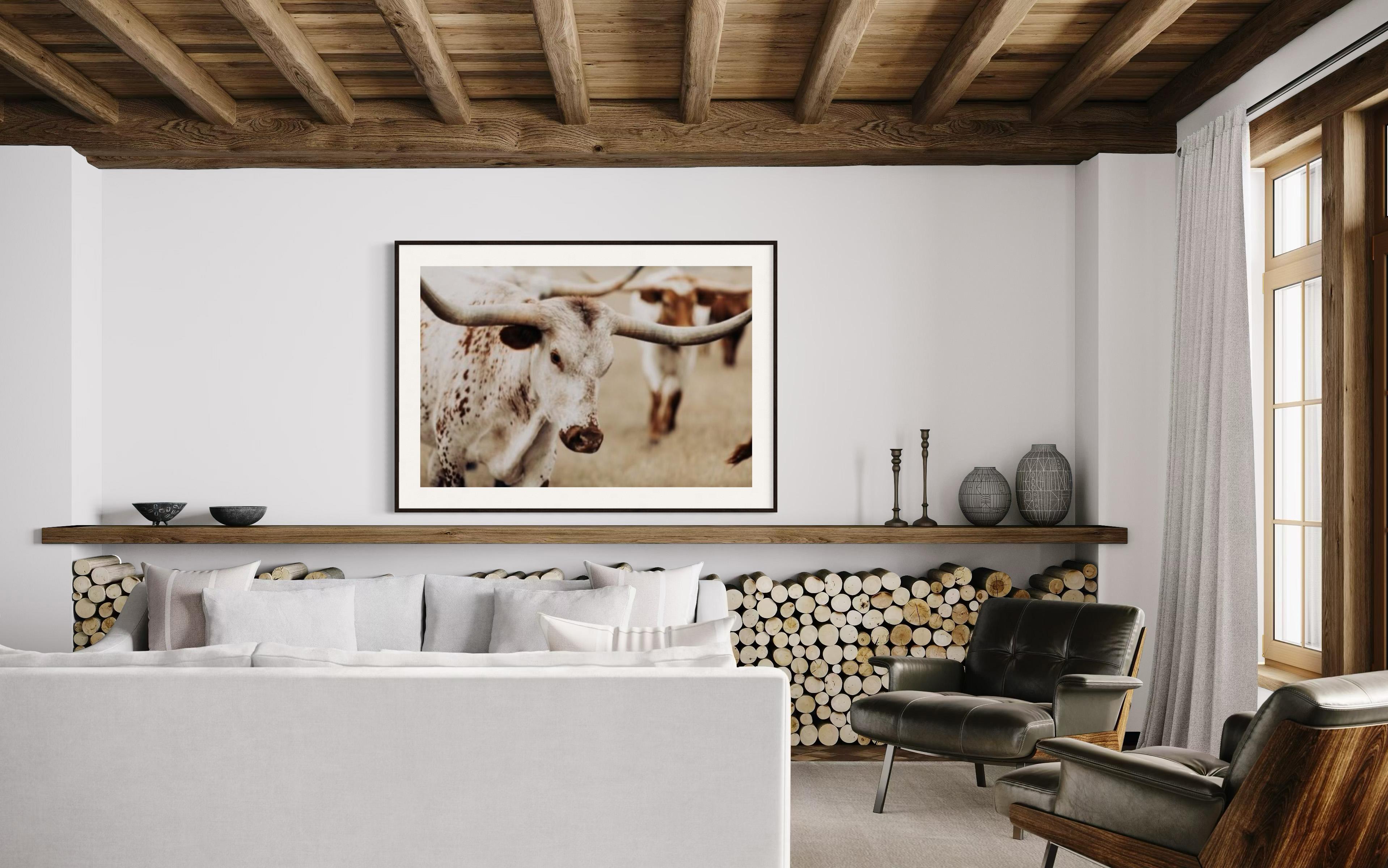 Décoration murale Longhorn, art longhorn en vente 1