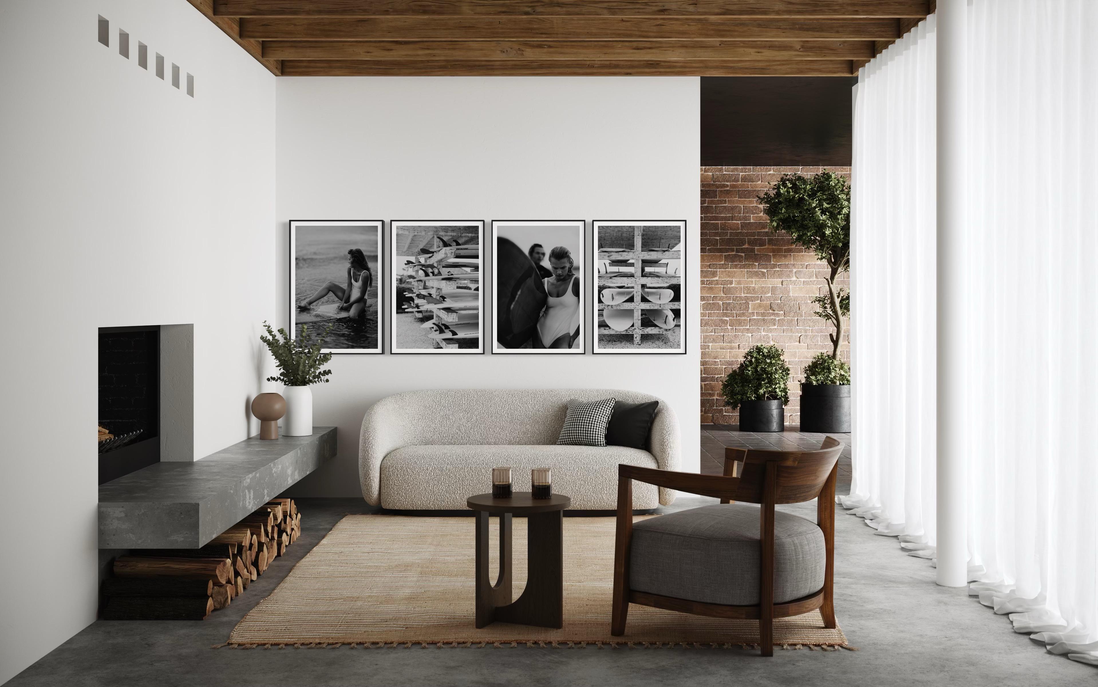Photographies en vente, tirages noirs et blancs, photographies de surfeurs en vente 4