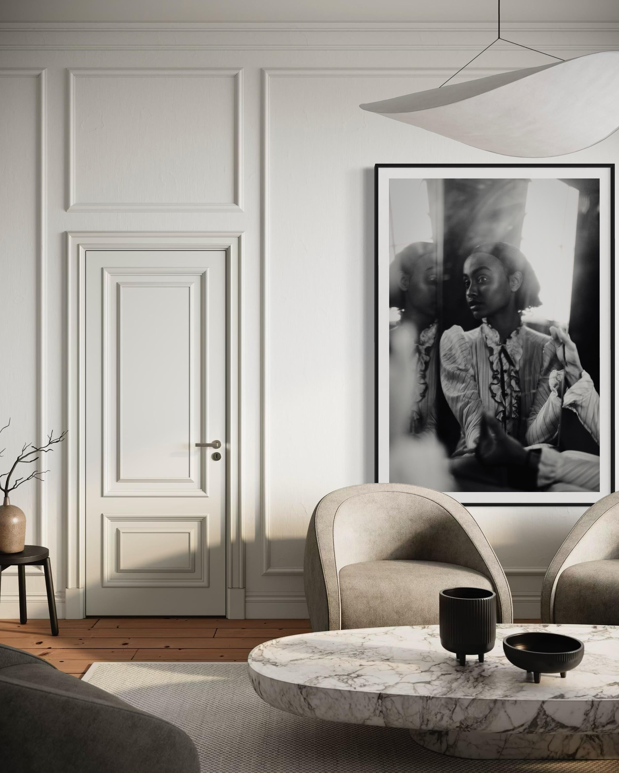 Portrait Art, Black and White Photography, Portrait Photography-Echoing Heart For Sale 1