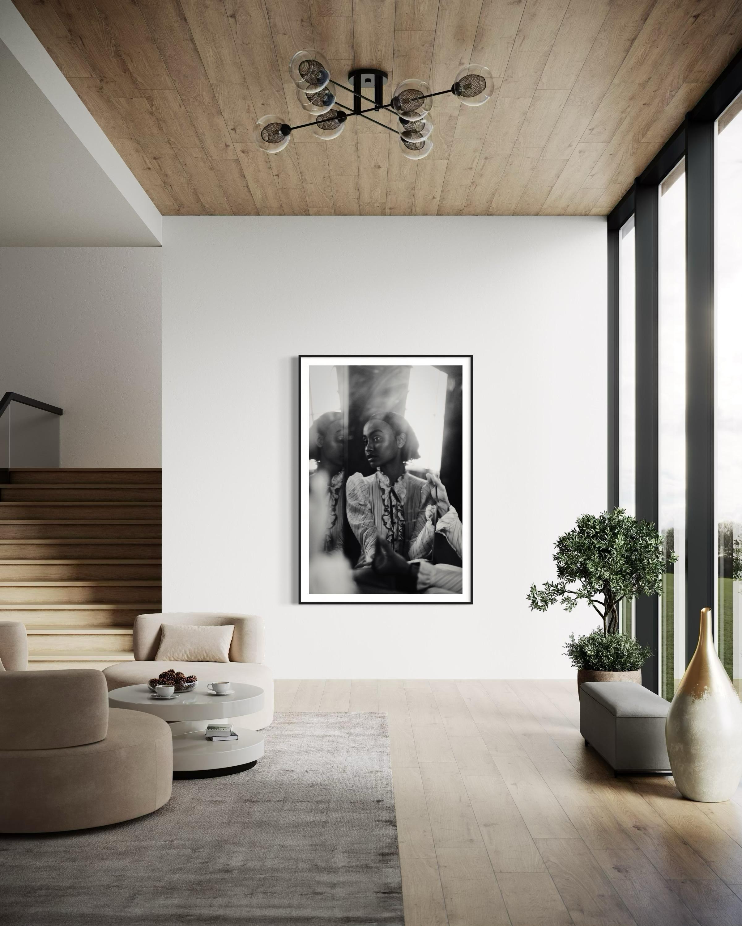 Portrait Art, Black and White Photography, Portrait Photography-Echoing Heart For Sale 2