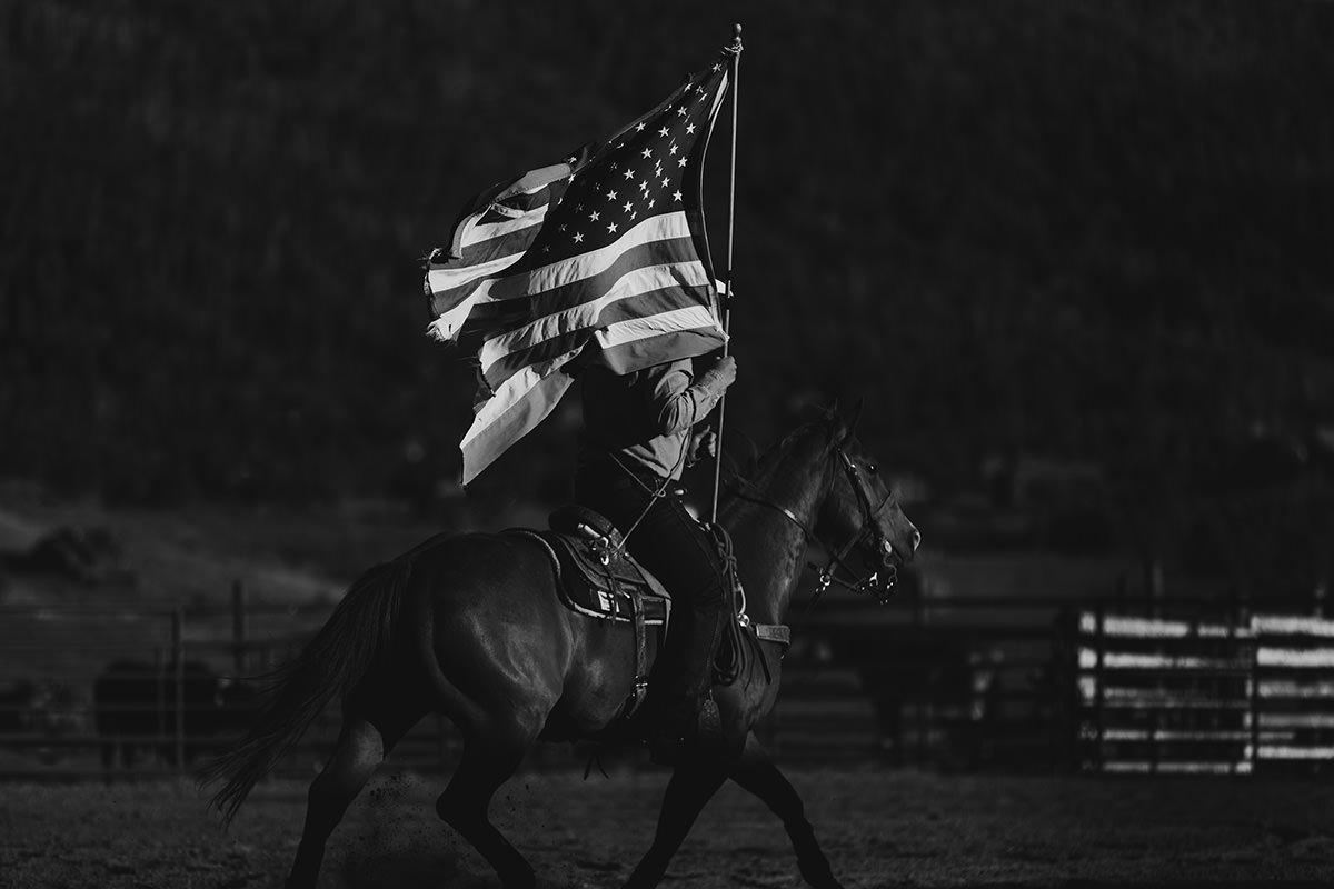 Addison Jones Black and White Photograph - Rodeo Photography, Black & White Photography, Horse Art-Equestrian Cavalier
