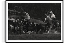 Western Art, Black and White Prints, Horse Photography-Strength in Motion