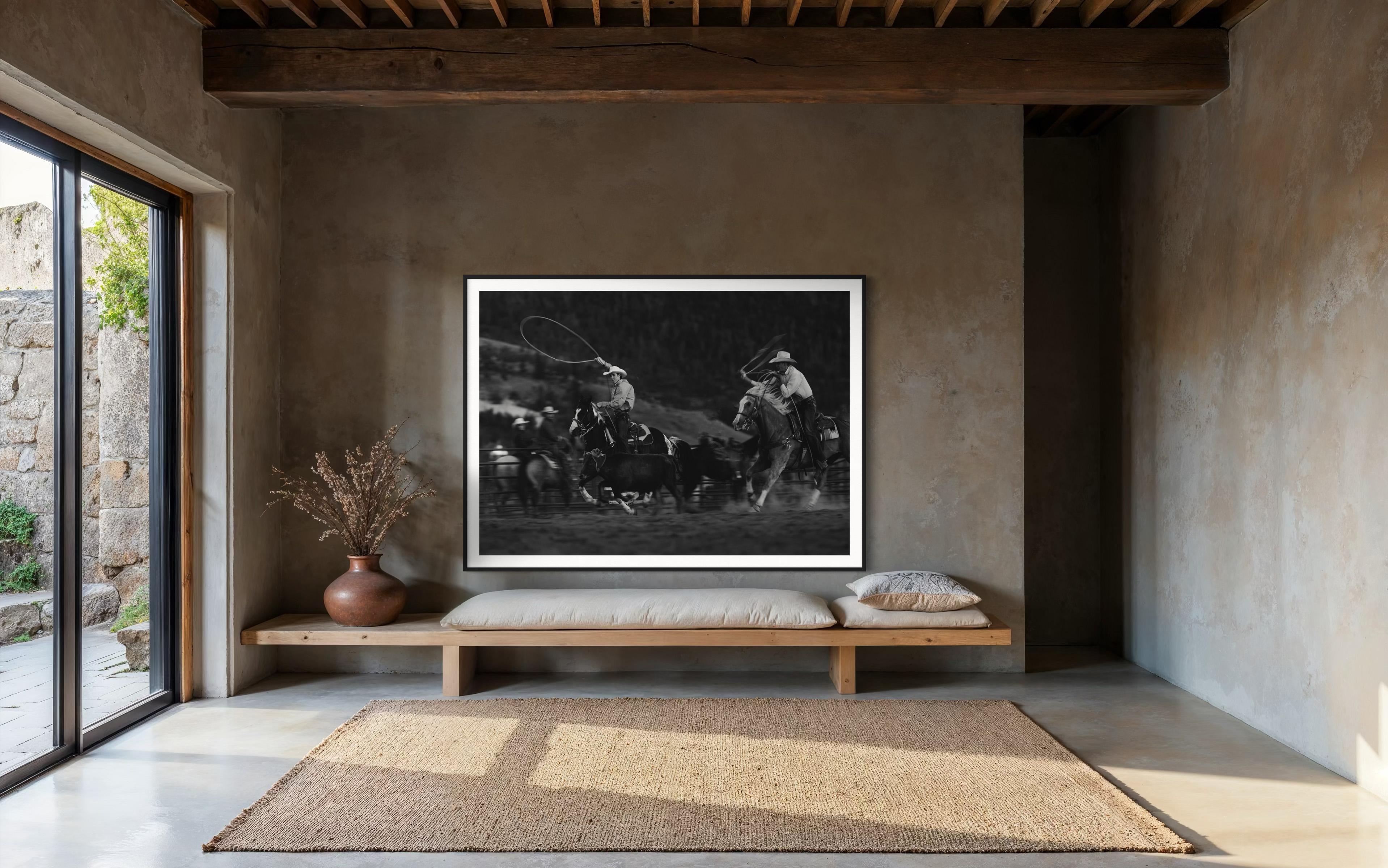 black man on horse motion picture