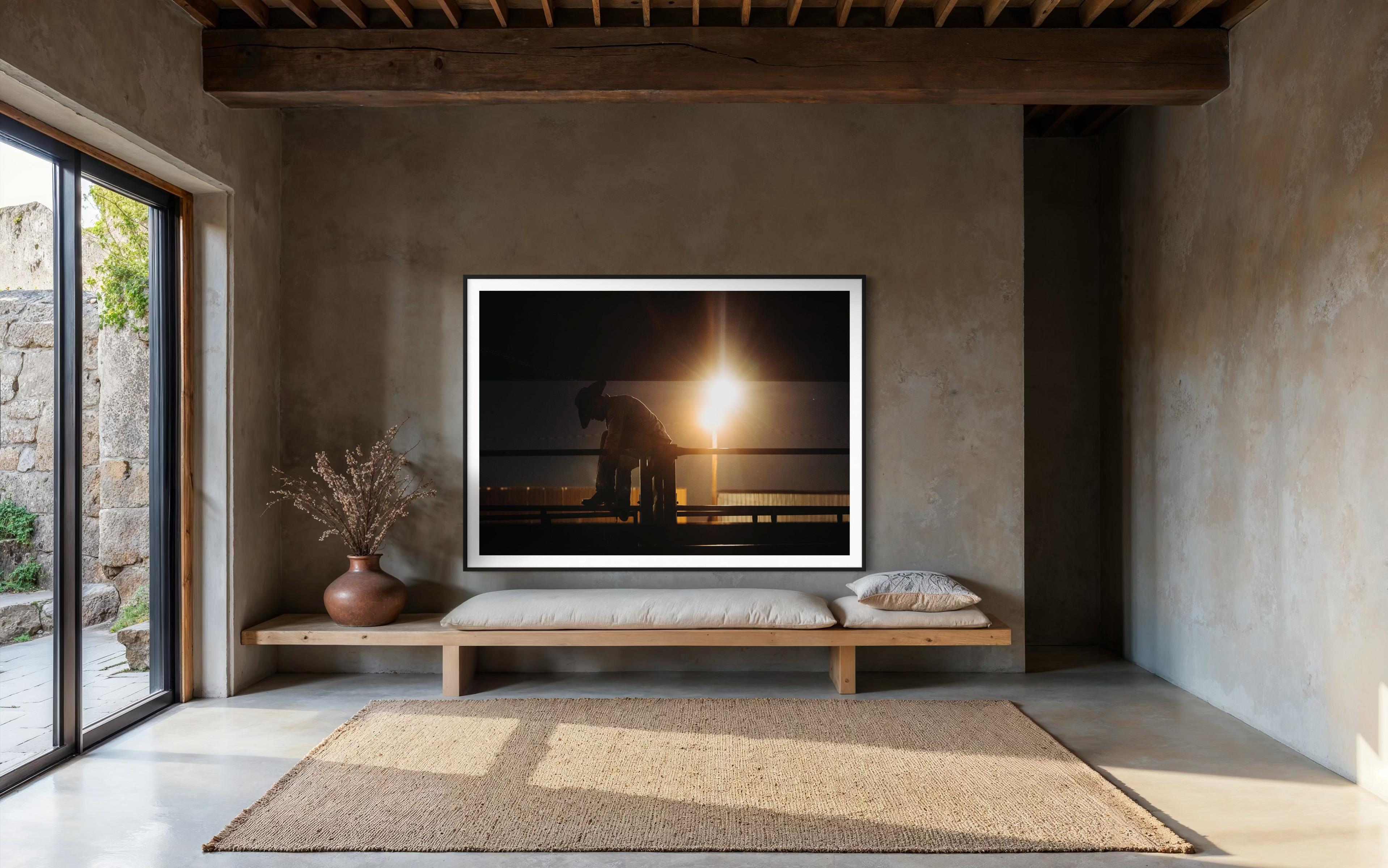 Photographie occidentale, photographie de rodéo, cheval art-beau en vente 1