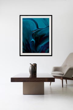 Arte astratta blu, Arte astratta colorata, Stampe astratte-Mingle XII