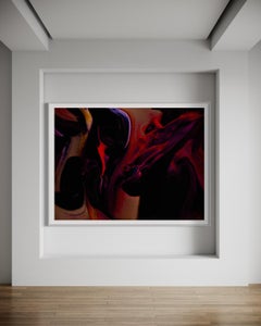 Colorful Abstract Prints, Abstract Art, Red Abstract Photography-Mingle II